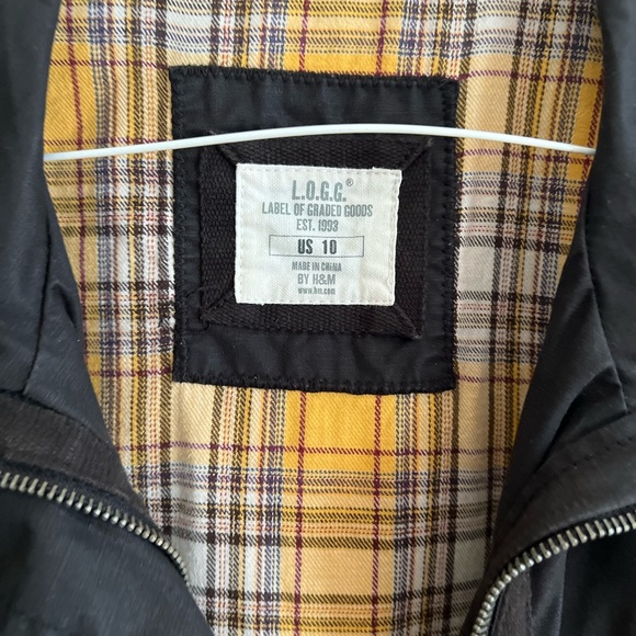 H&M Black Military & Field Jacket - Picture 2 of 3